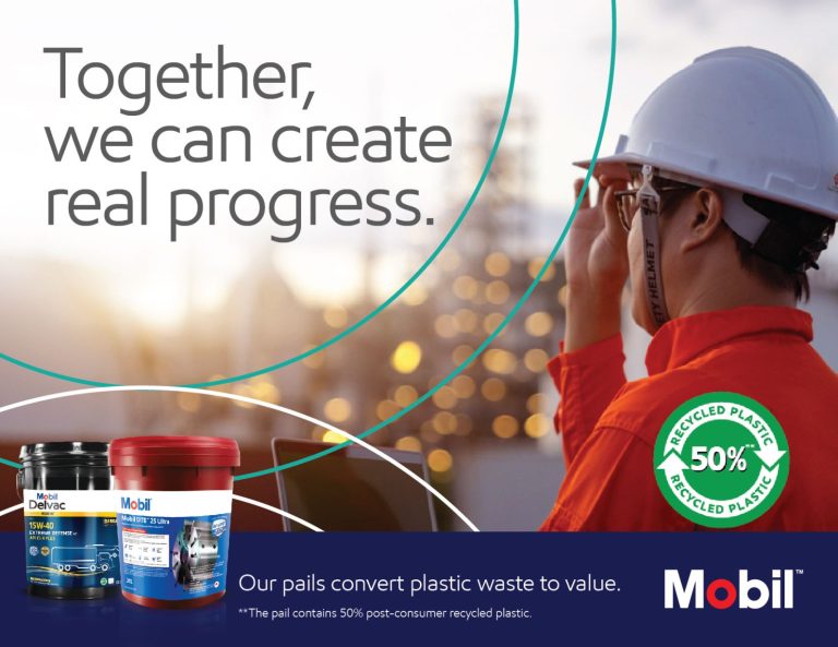 Mobil Launches 50% Post-Consumer Recycled Plastic Pails in India