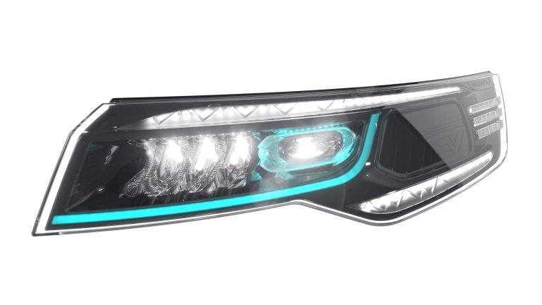 More Climate-Friendly Headlamp Concept with Polycarbonate