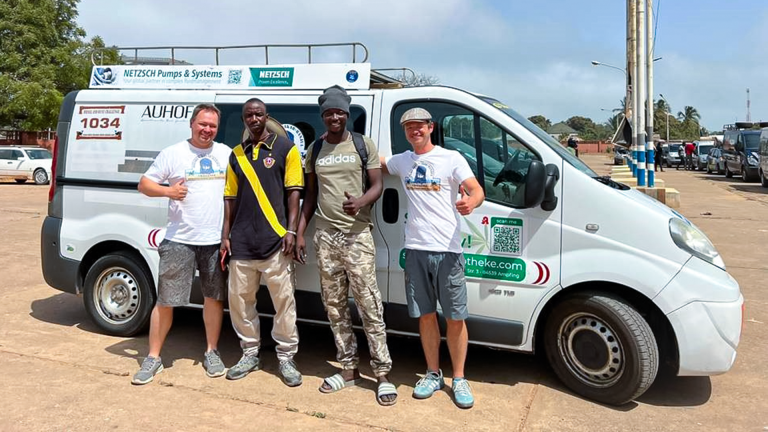 Netzsch Employee Takes Part in Dresden-Dakar-Banjul Rally