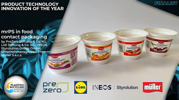 INEOS Styrolution’s Food-Safe Recycled Polystyrene Solution Gains Recognition