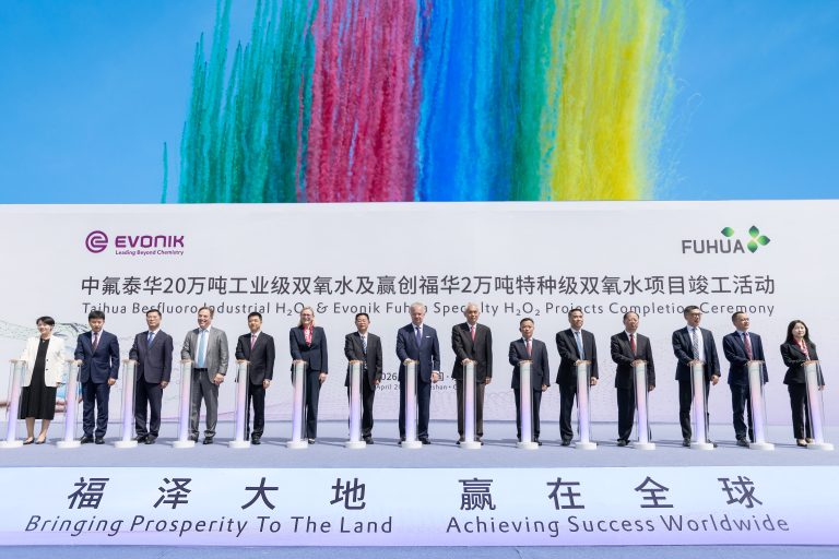 Specialty-Grade H2O2 Capacity Grows In China Through Evonik And Fuhua Partnership